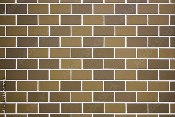 Fototapeta Modern brick wall texture background. Stylish brick tile wall  backdrop.