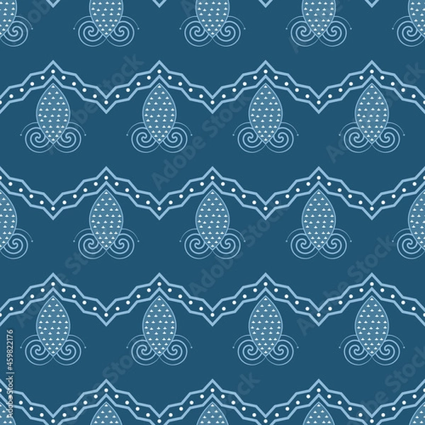 Fototapeta Seamless pattern design vector