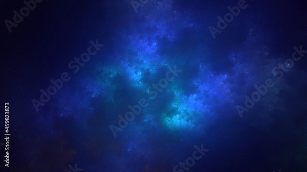 Fototapeta 3D rendering abstract colorful fractal light background