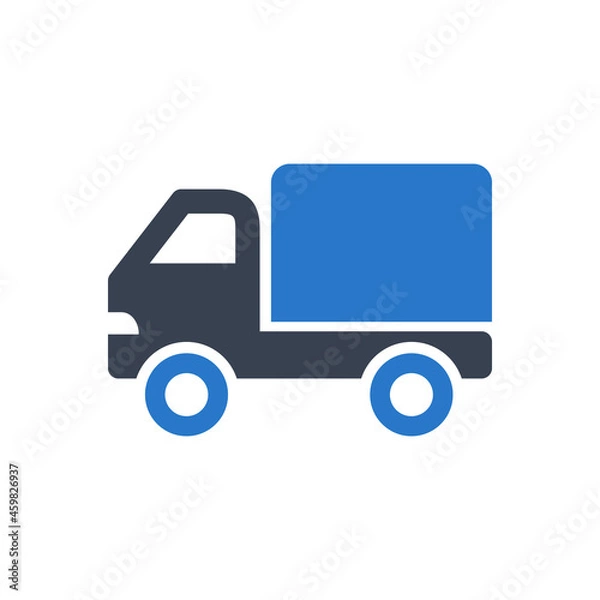Fototapeta Truck icon vector graphic