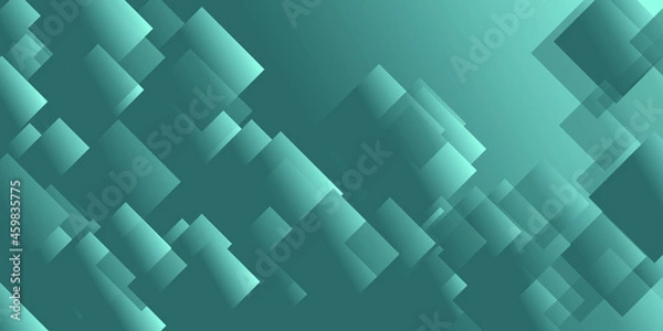 Obraz Abstract Blue Background With Squares