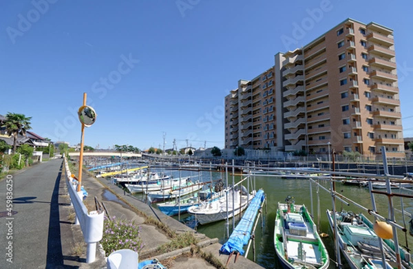 Obraz 湖西市の街並み