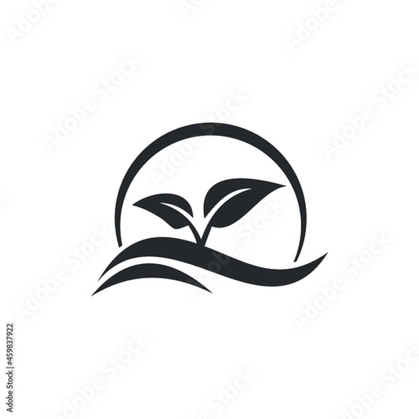 Fototapeta Leaf logo design