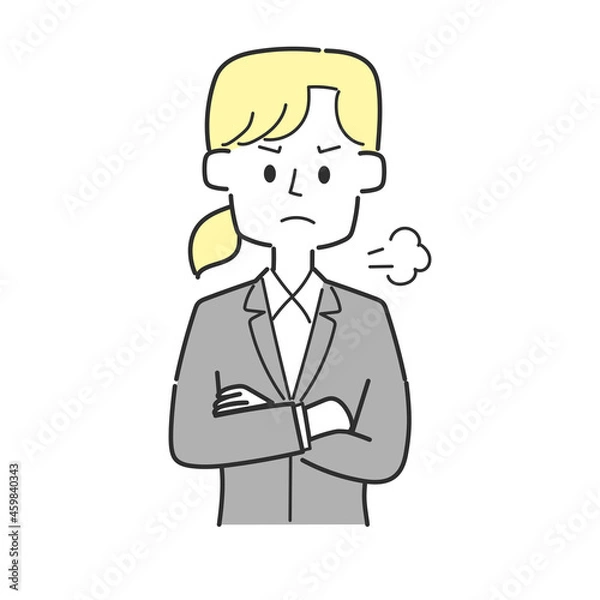 Fototapeta とても怒っているビジネスマン