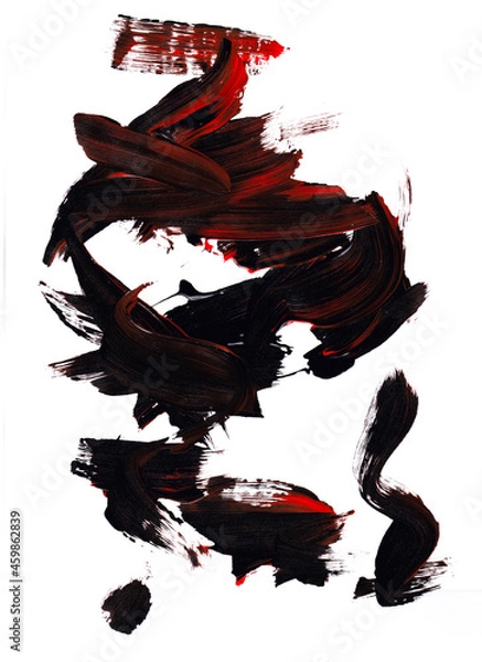 Obraz brush abstract paint