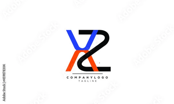 Fototapeta Alphabet Initial Letter Monogram Icon Logo vector illustration abstract  web character logotype 
initials icon badge business brand