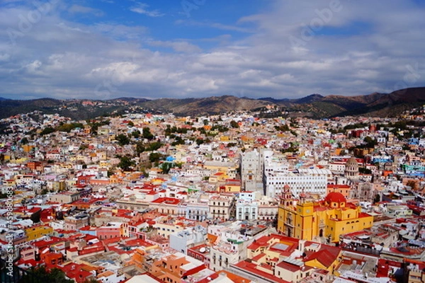 Fototapeta メキシコ・グアナファトの街並み