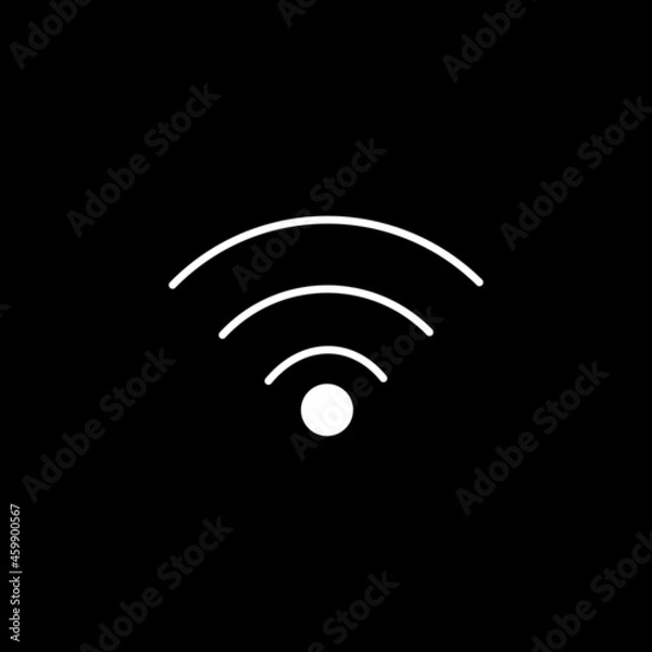 Fototapeta wi-fi icon, wi-fi signal icon, wi-fi symbol