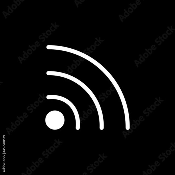 Fototapeta wi-fi icon, wi-fi signal icon, wi-fi symbol