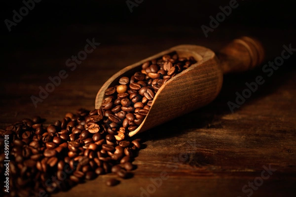 Obraz paletta con chicchi di caffè