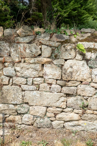 Obraz mur en pierre, texture