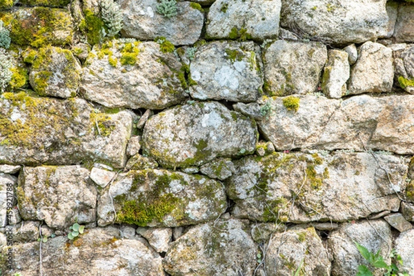 Obraz mur en pierre, texture