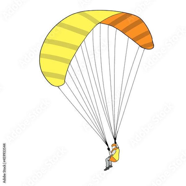 Obraz Paraglider in the sky