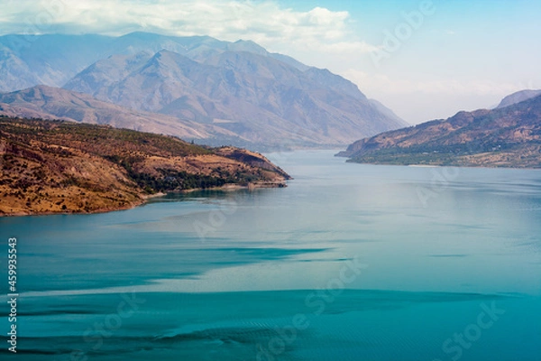 Obraz Mountains near Charvak lake, Uzbekistan