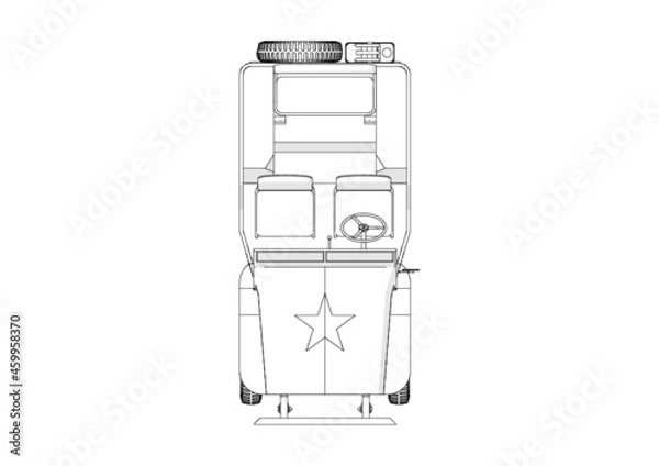 Obraz Classic 4x4 vehicle 