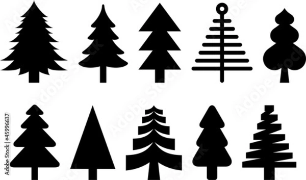 Obraz Christmas trees