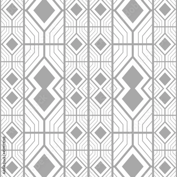 Fototapeta Abstract geometric seamless pattern background design