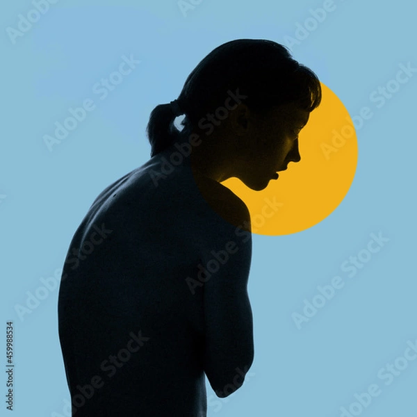 Obraz Sensitive girl profile