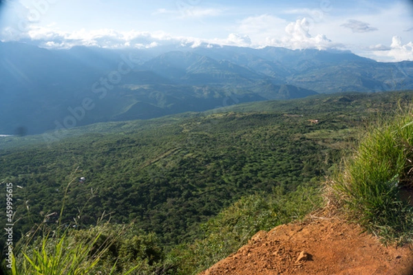 Fototapeta view from the mountain