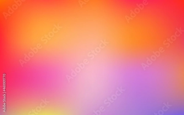 Obraz Light orange vector blur drawing.