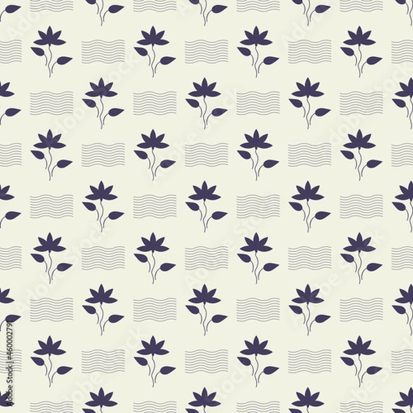 Obraz Seamless flower pattern
