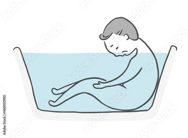 Obraz 浴槽で溺れる高齢者