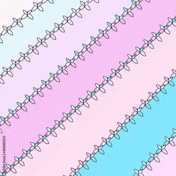 Obraz Multicolored Stitching Patterned Background, Texture and, Stationery.
