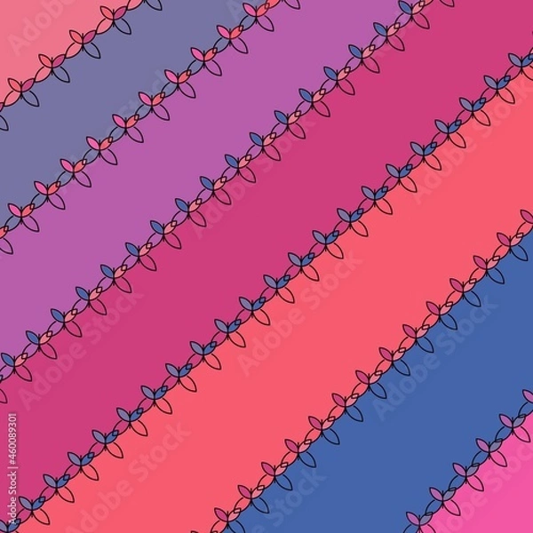 Obraz Multicolored Stitching Patterned Background, Texture and, Stationery.
