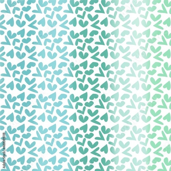 Obraz Valentines Heart Gradient Ombre Rainbow Texture