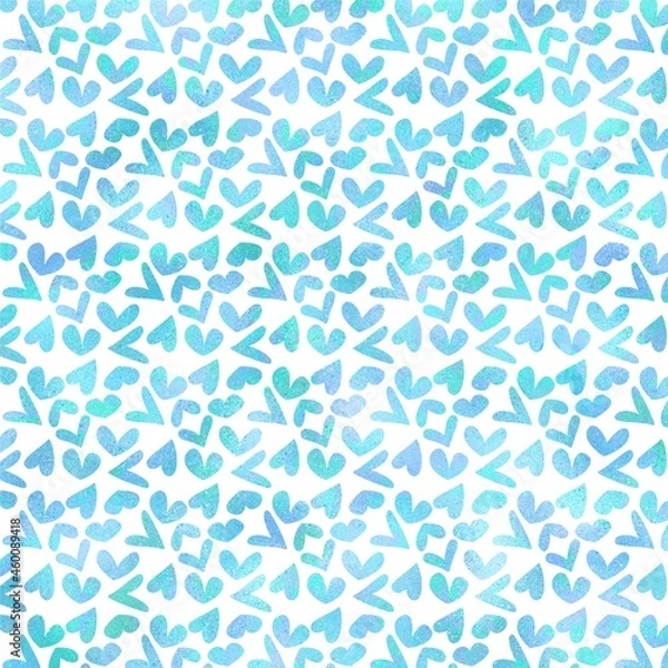 Obraz Valentines Heart Gradient Ombre Rainbow Texture