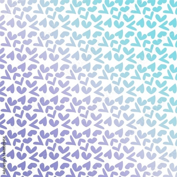 Obraz Valentines Heart Gradient Ombre Rainbow Texture