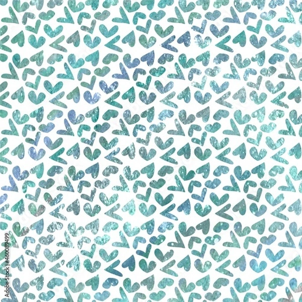 Obraz Valentines Heart Gradient Ombre Rainbow Texture