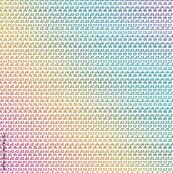 Obraz Rainbow Foil Gradient Ombre Mermaid Scales Background, Texture, and Scrapbook Background