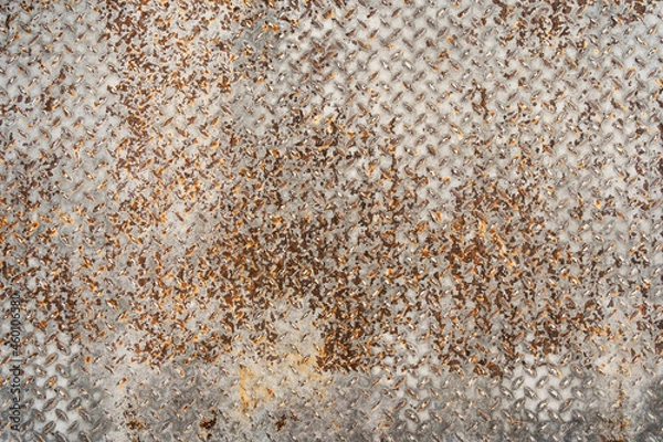 Fototapeta aged rusted metal sheet background