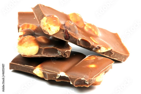 Fototapeta Nussschokolade