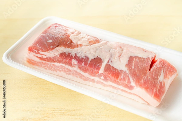 Fototapeta 豚ばら肉ブロック