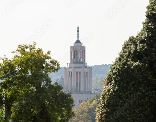 Obraz 
Kościół św. Stanisława Kostki w Dębnikach widziany z zamku na Wawelu
