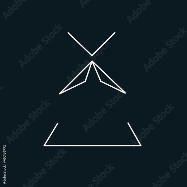 Obraz Minimalist pouch logo