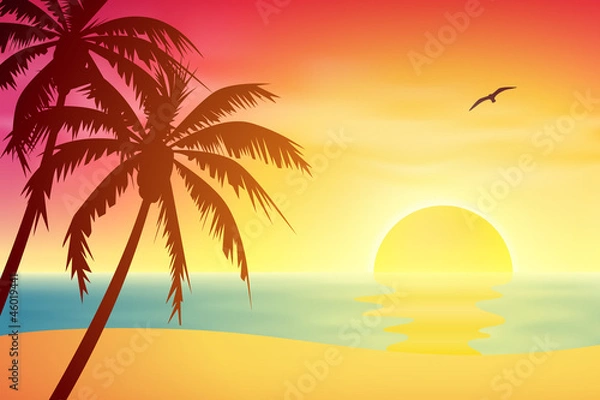 Obraz Tropical Sunset