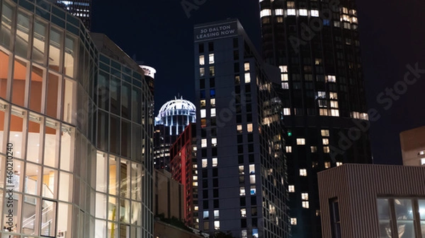 Obraz Boston NIght SKy