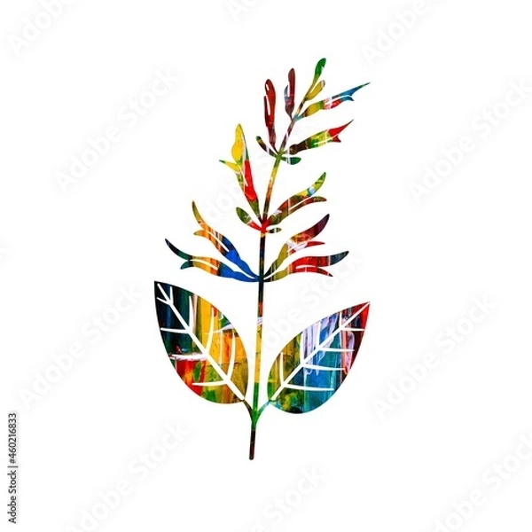 Fototapeta abstract floral tree