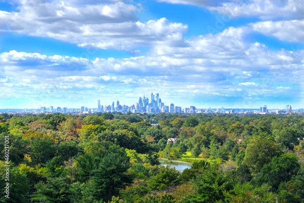 Fototapeta Center City Philadelphia in the Distance