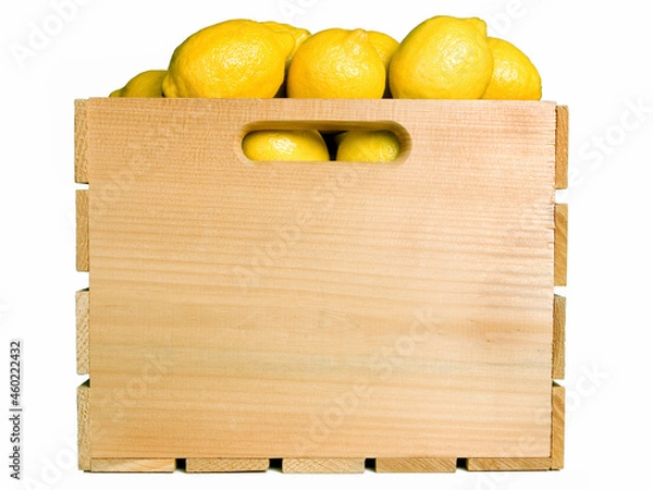 Obraz Lemons in a Fruit Crate