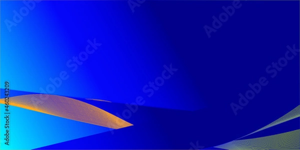 Fototapeta Abstract Blue Background With Lines