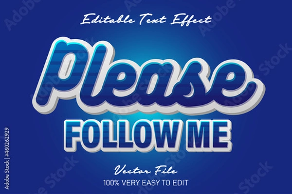 Obraz blue strong bold text style effect