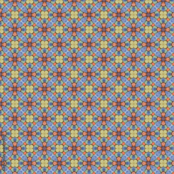 Fototapeta Beautiful Patterns background. suitable for wall decoration or patterns on objects. Look like colorful gems.