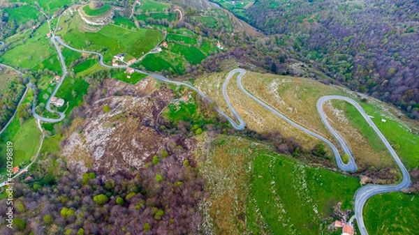 Obraz carretera de rally verde