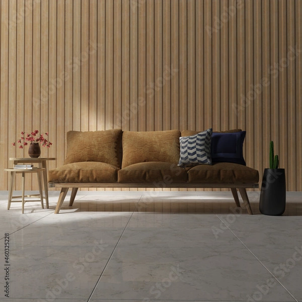 Fototapeta The sofa standing in the waiting area. 