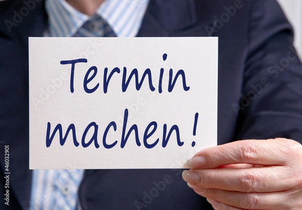 Obraz Termin machen !