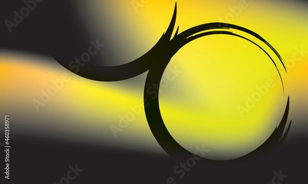 Obraz Background yellow black